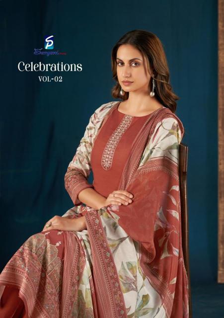 Sargam celebration vol 2 Printed dress materials in Kolkata