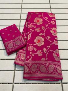 soft smooth banarasi khadi Saree wholesaler in Delhi