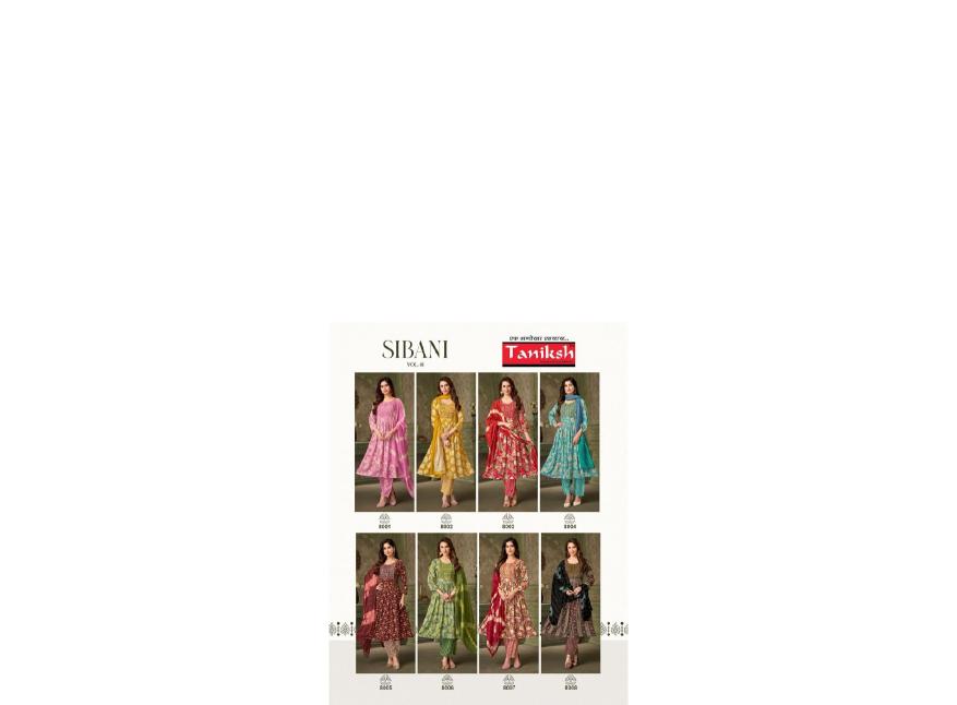 Taniksh Sibani Vol 8 catalog libas kurtis online india