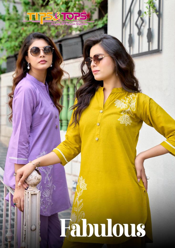 Tips & tops fabulous coord set Kurti Wholesalers near me