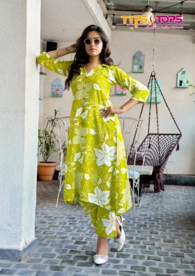 Tips & tops trendy touch coord set Surat Kurti Manufacturers