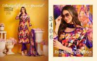 Vaishali digital print pura crape Wholesale dress materials supplier