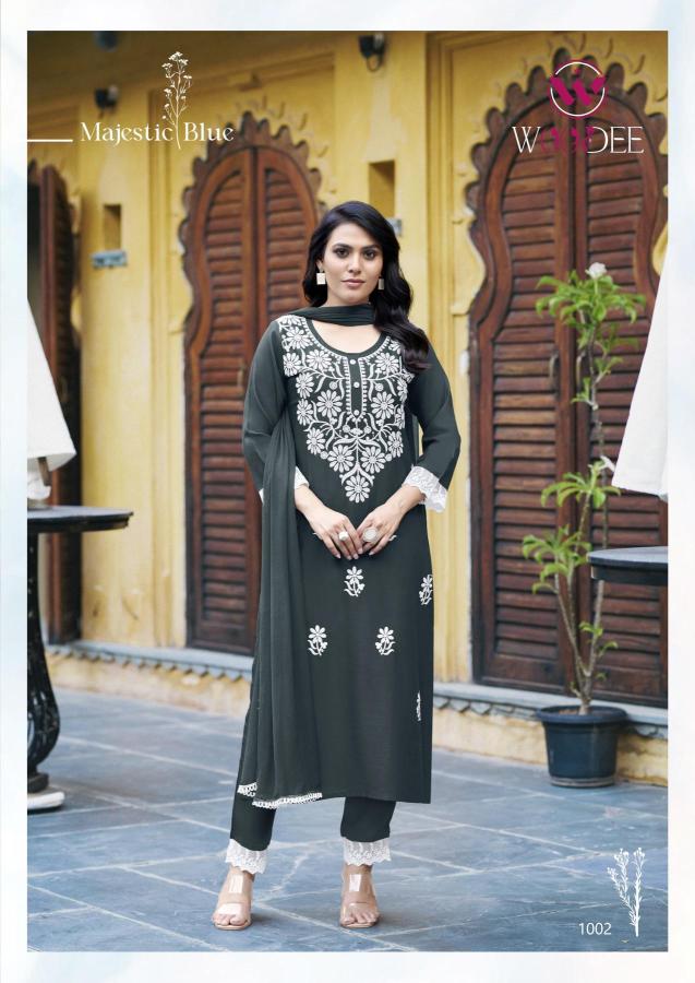 Woodee white lotus Kurtis with price in Hyderabad