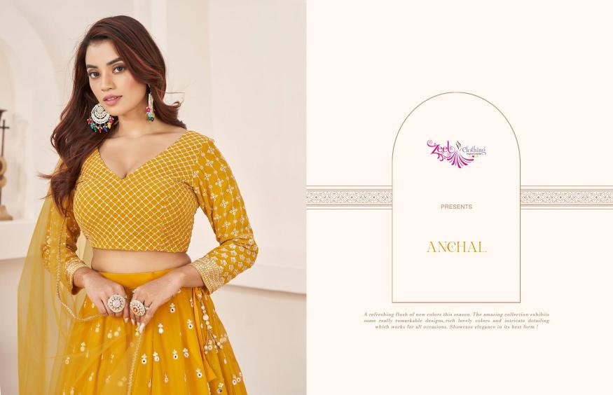 Zeel clothing anchal Lehenga Choli at wholesale price