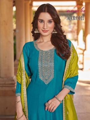 Aanchi aarohi vichitra silk 3 south indian kurti set