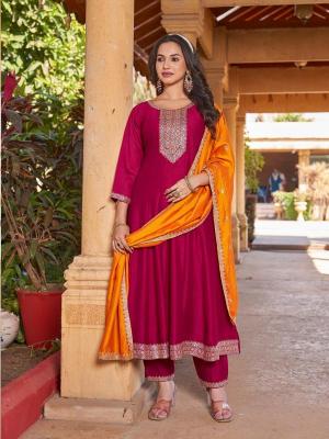 Aanchi aarohi vichitra silk 3 south indian kurti set