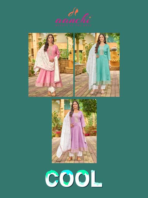 Aanchi cool fancy 3 indian design kurti