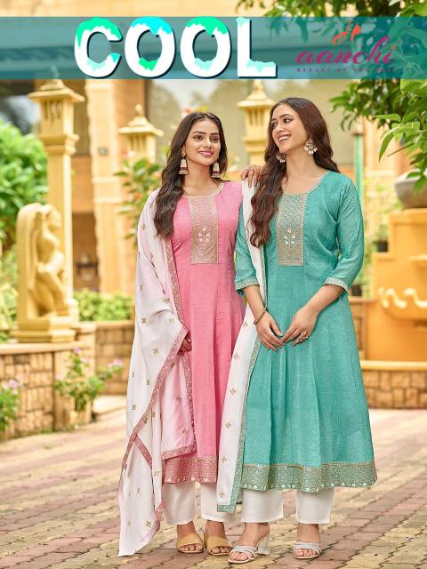 Aanchi cool fancy 3 indian design kurti