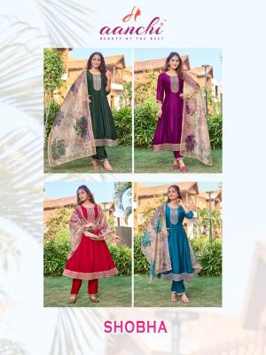 Aanchi shobha vichitra silk 3 Latest kurti designs for women