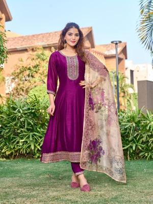Aanchi shobha vichitra silk 3 Latest kurti designs for women