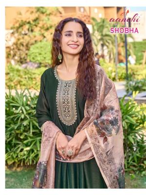 Aanchi shobha vichitra silk 3 Latest kurti designs for women