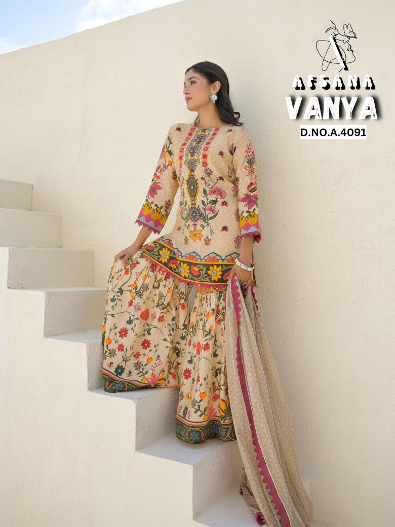 Afsana vanya seemar gold Salwar Kameez Bulk Suppliers in Gujarat