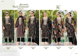 Alok suit black diamond 10 Designer dress material wholesale