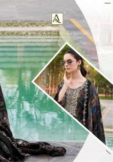 Alok suit black diamond 10 Designer dress material wholesale