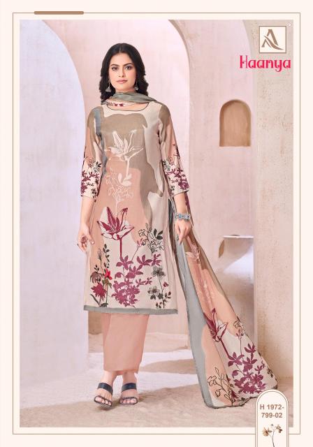 Alok suit haanya Printed dress material wholesale in Hyderabad