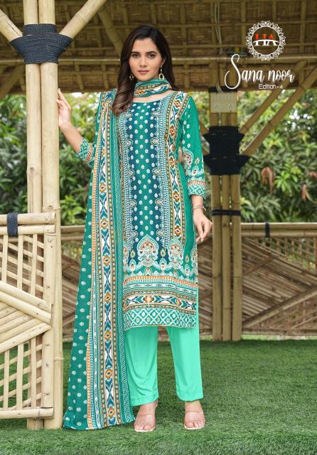Alok suit sana noor 4 Surat dress materials wholesale