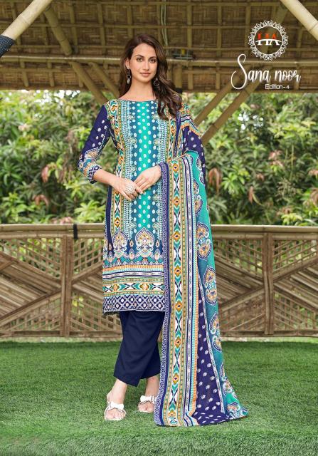Alok suit sana noor 4 Surat dress materials wholesale