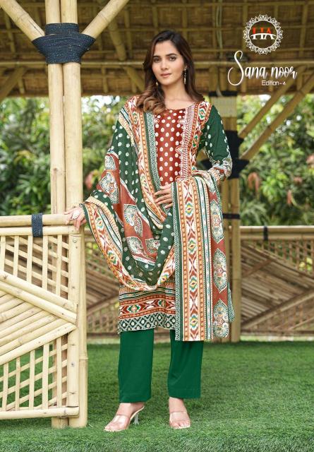 Alok suit sana noor 4 Surat dress materials wholesale