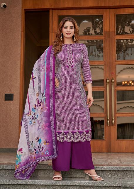 Alok suit super girl 2 Designer dress materials in Kolkata