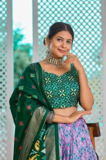 Amisha vol 2 Tussar Silk Silk lehenga choli manufacturers in India