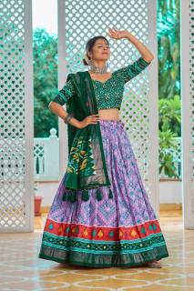 Amisha vol 2 Tussar Silk Silk lehenga choli manufacturers in India