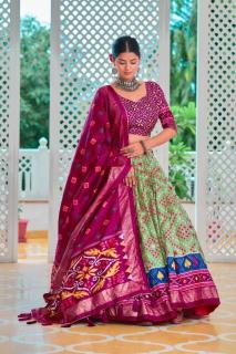 Amisha vol 2 Tussar Silk Silk lehenga choli manufacturers in India