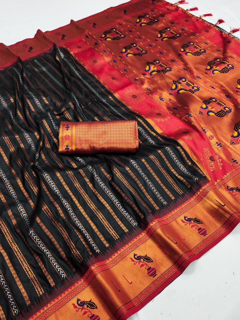 Anokhi paithani soft silk zari Saree manufacturers in Ahmedabad
