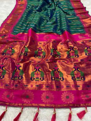 Anokhi paithani soft silk zari Saree manufacturers in Ahmedabad