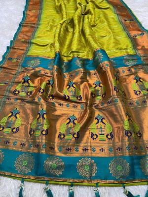Anokhi paithani soft silk zari Saree manufacturers in Ahmedabad