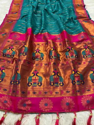 Anokhi paithani soft silk zari Saree manufacturers in Ahmedabad