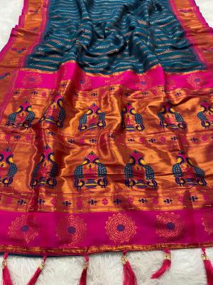 Anokhi paithani soft silk zari Saree manufacturers in Ahmedabad