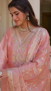 ASTHA D.NO-AC-7044 JIMMY CHOO SILK Wholesale Kurti dealers in Mumbai