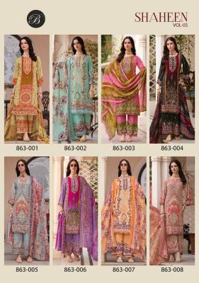Belliza designer studio shaheen vol 5 Wholesale dress materials in Ahmedabad