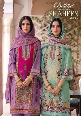 Belliza designer studio shaheen vol 5 Wholesale dress materials in Ahmedabad