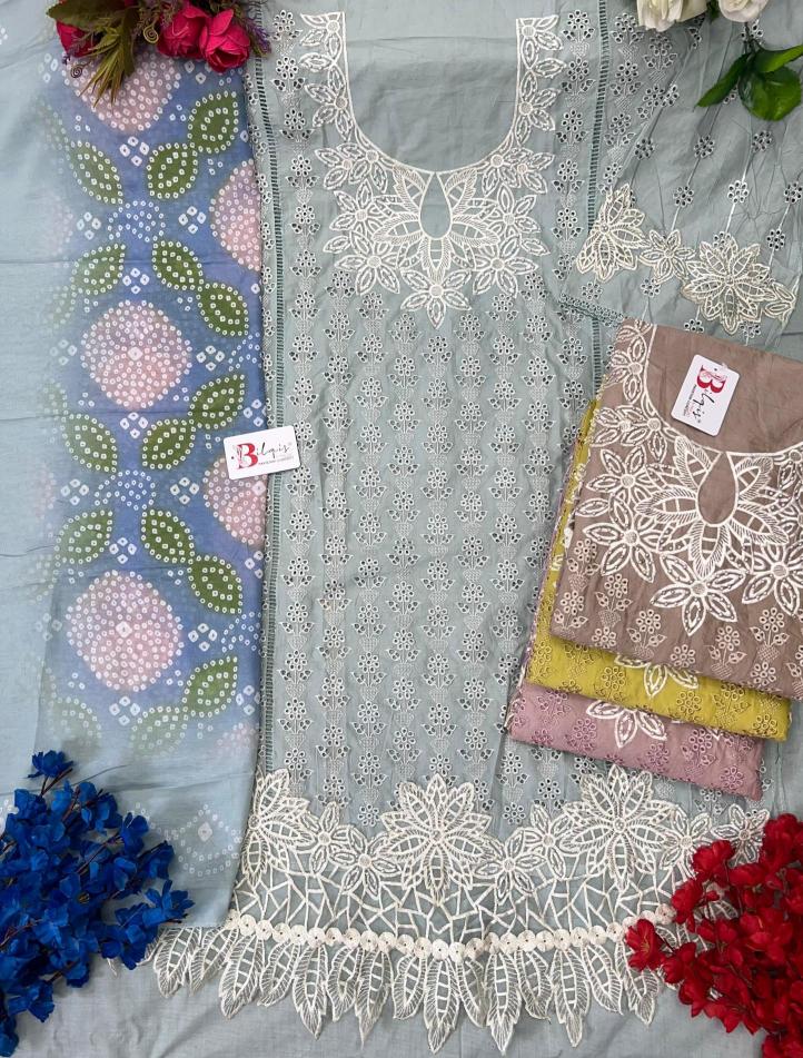 Bilqistm cambric Wholesale dress materials in Kolkata