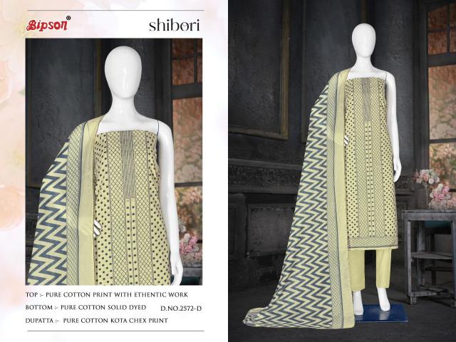 Bipson print shibori 2572 Designer dress materials wholesale in Delhi
