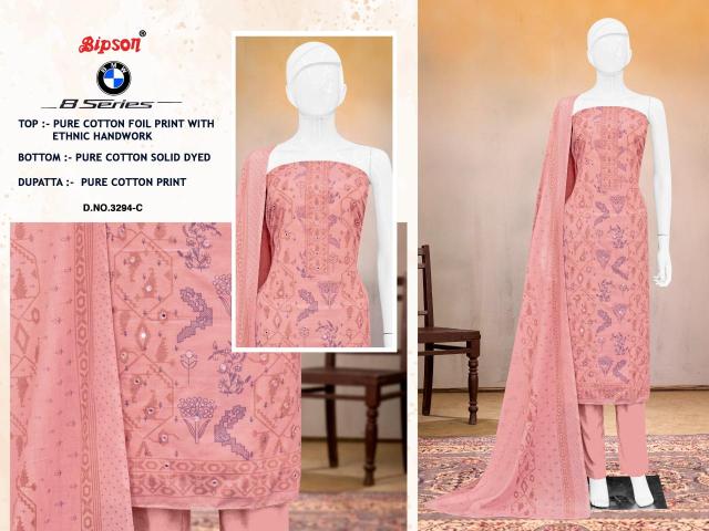 Bipson prints bmw 8 series 3294 Dress material suppliers in Ahmedabad