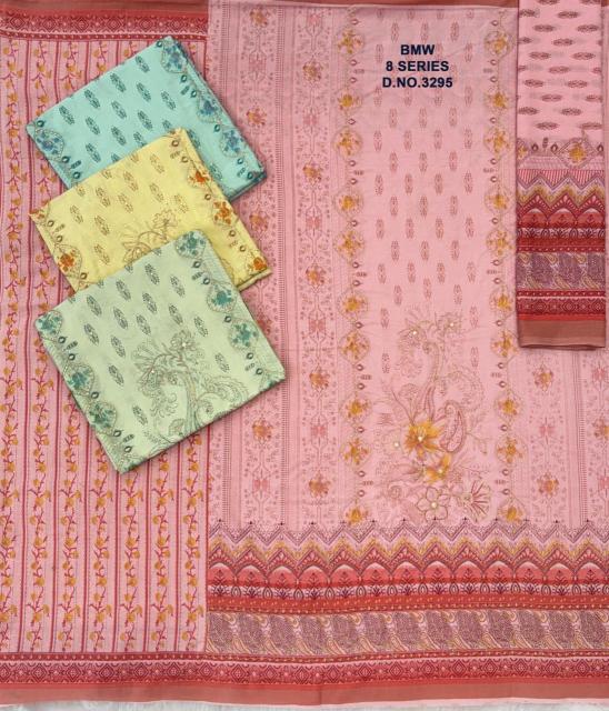 Bipson prints bmw 8 series 3295 Wholesale cotton dress material in Ahmedabad