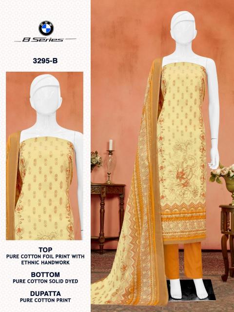 Bipson prints bmw 8 series 3295 Wholesale cotton dress material in Ahmedabad