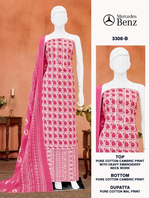 Bipson prints mercedes 3308 Dress material wholesalers in Hyderabad