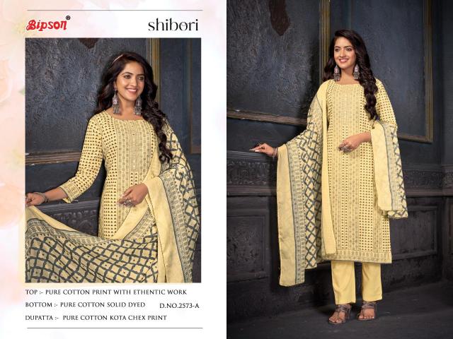 Bipson prints shibori 2573 Dress material manufacturers in India