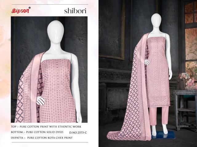 Bipson prints shibori 2573 Dress material manufacturers in India