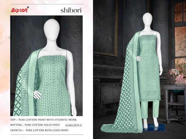 Bipson prints shibori 2573 Dress material manufacturers in India