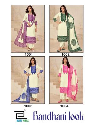 Blue hills bhandani look Kurti Exporters in Surat