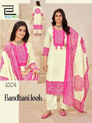 Blue hills bhandani look Kurti Exporters in Surat