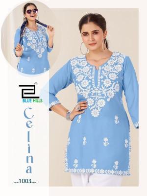 Blue hills celina Wholesale Kurti supplier in Surat