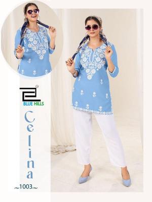 Blue hills celina Wholesale Kurti supplier in Surat