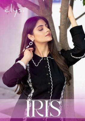 Clysi iris viscose slub coord sets Kurti suppliers in Delhi
