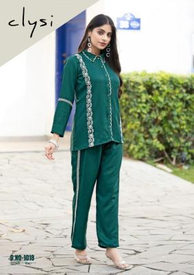 Clysi iris viscose slub coord sets Kurti suppliers in Delhi