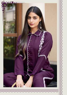Clysi iris viscose slub coord sets Kurti suppliers in Delhi
